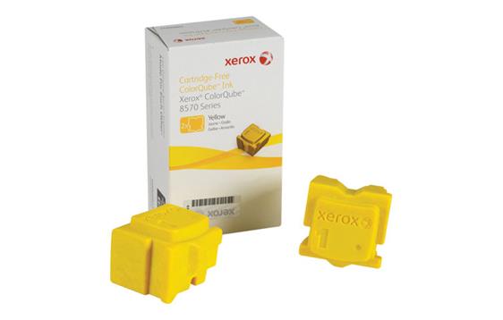 9408269 Xerox 108R00933 Xerox voks 2 x gul - 2200 sider til ColorQube 8570, 8570DN, 8570DT, 8570N
